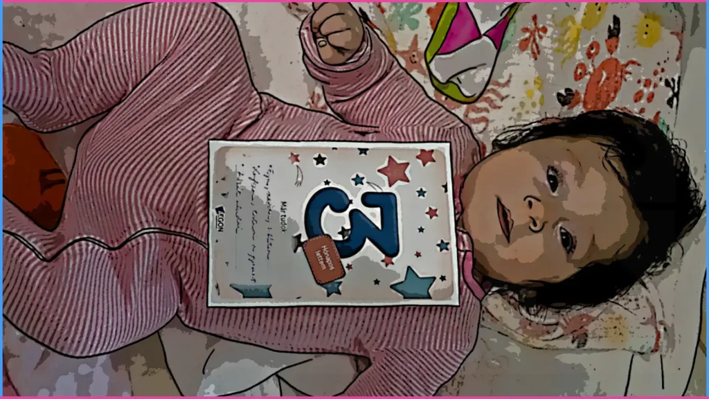 Kisbaba 3 hónapos lettem kártyával