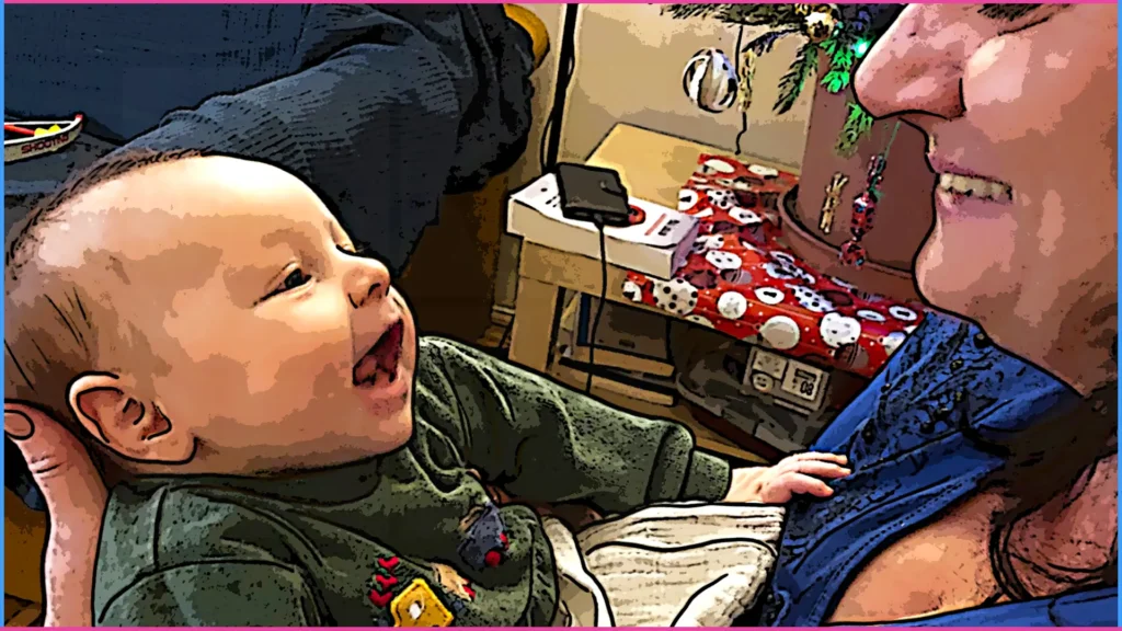 1 hónapos kisgyermek Mamájával