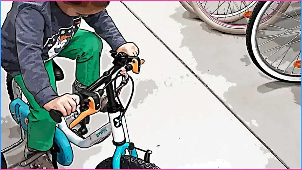 Gyermek pedálos biciklivel