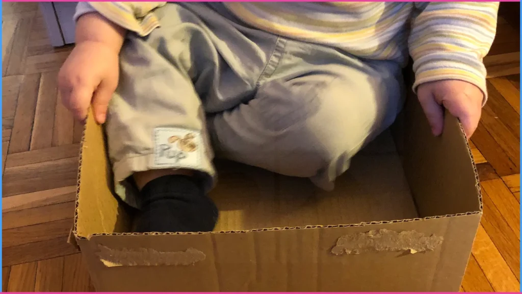 Dobozutazás. Egyensúlyfejlesztő játék.