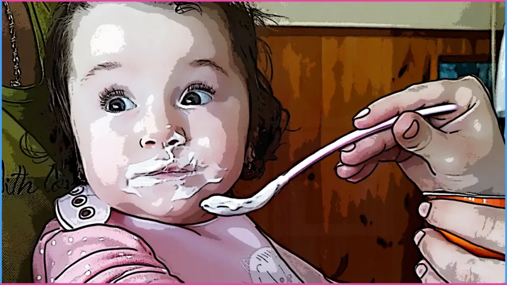 9 hónapos baba joghurtot eszik