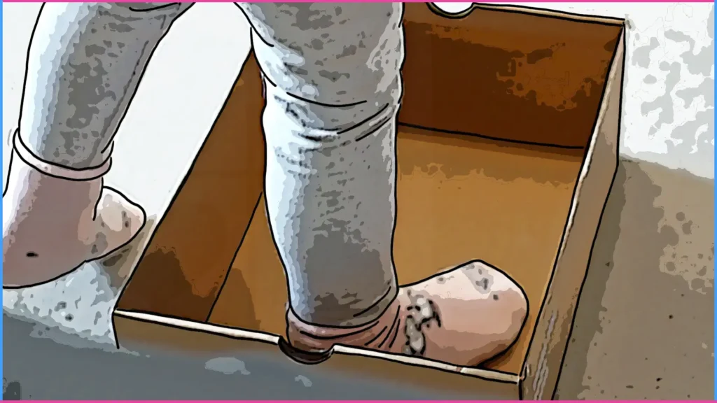 Szem-láb koordináció kettő és fél-három éves korban