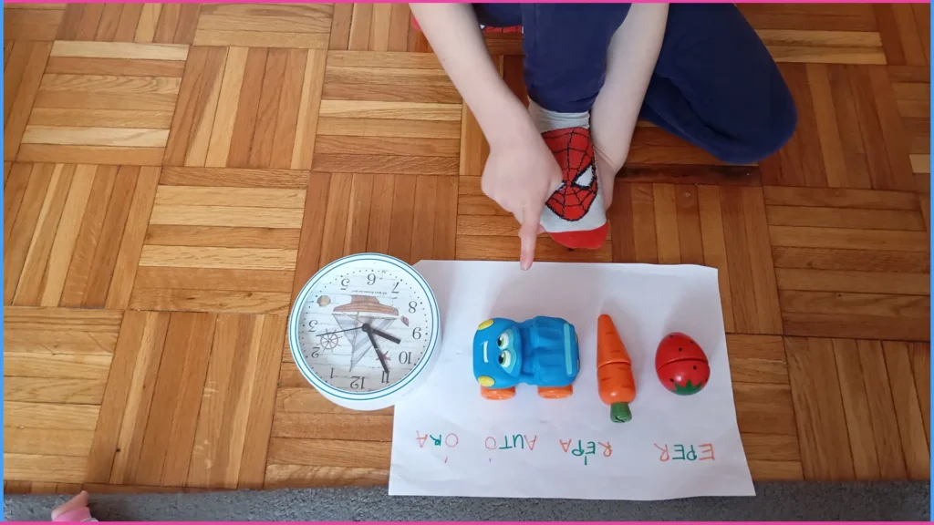 Szólánc. Szókincsbővítő játék 3-4 éveseknek