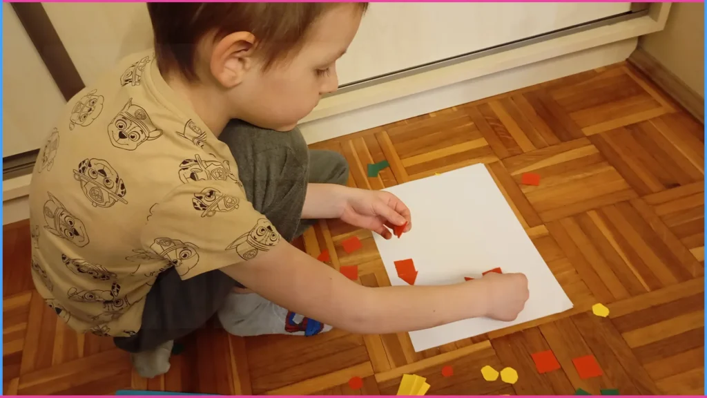 Formák világa. Kirakós játék a téri tájékozódás fejlesztéséhez