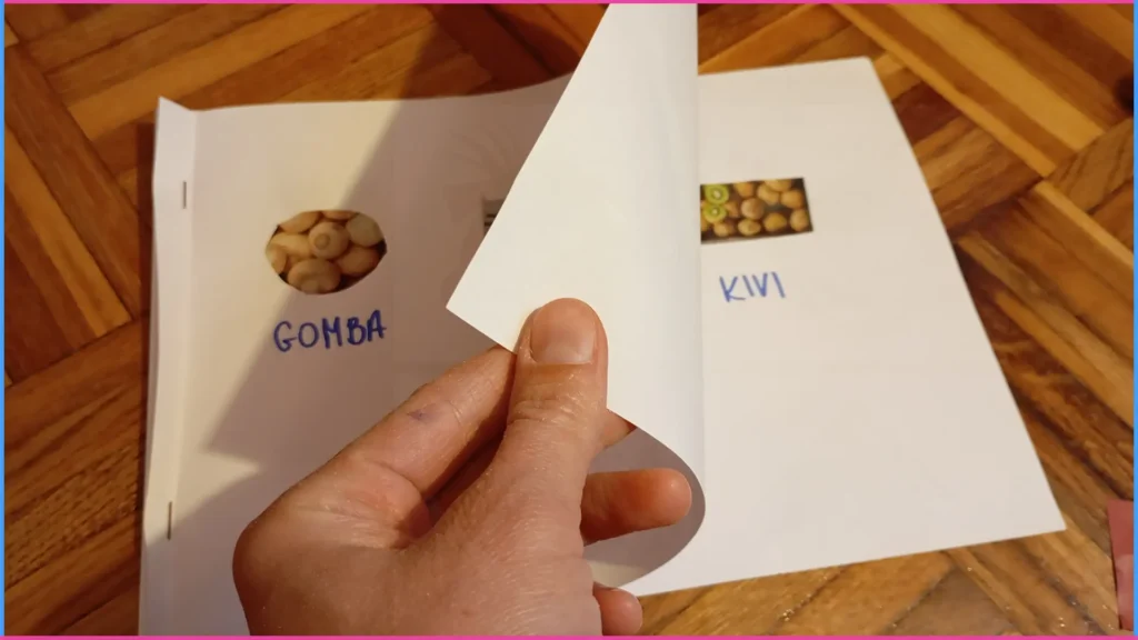 Készíts saját képeskönyvet. Szókincsbővítő játék