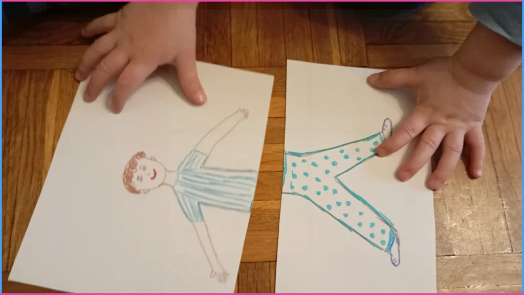 Kirakós játék testrészek gyakorlásához 