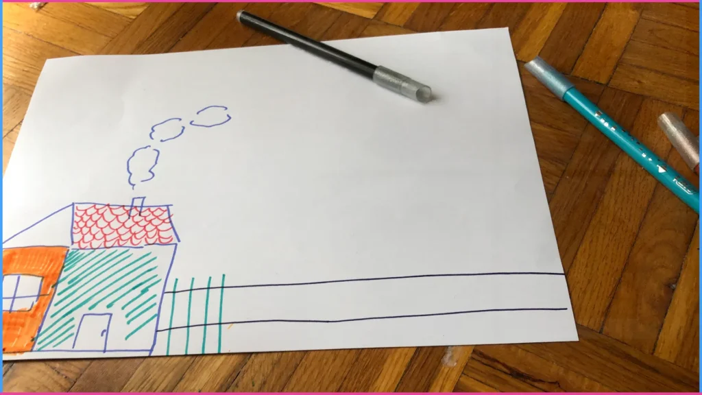 Kézügyesség fejlesztése vonalrajzolással 2 éves korban