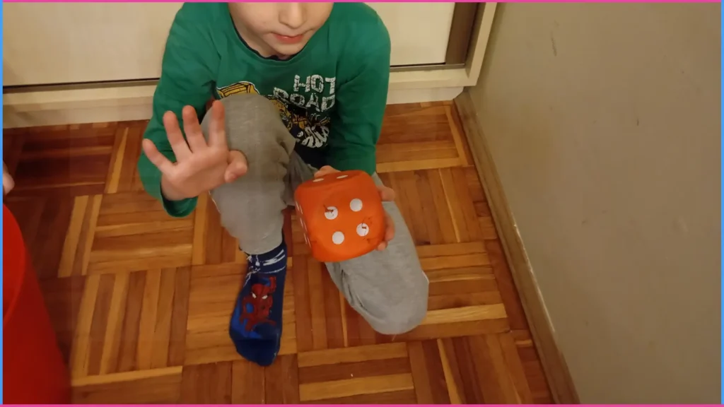 Matematika 3-4 éves korban. Játék dobókockával