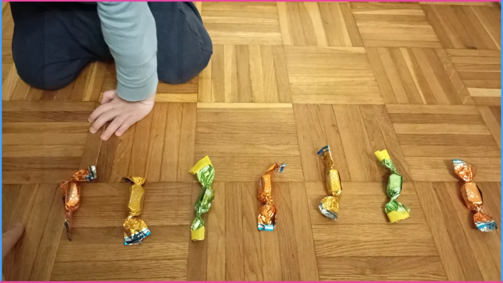 Sorrendiség gyakorlása játékosan.