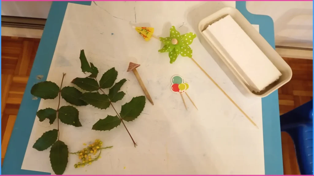 Virágkompozíció. Szem-kéz koordinációt fejlesztő játék 5-6 éveseknek 