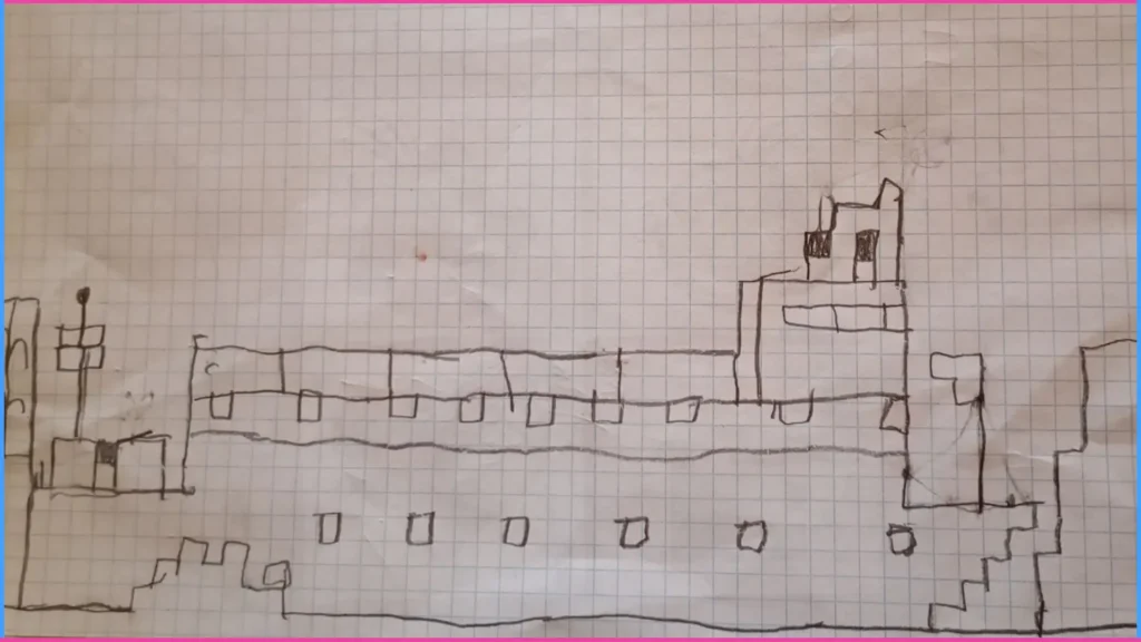 Rajzos játék 3-4 éveseknek a síkbeli tájékozódás fejlesztéséért